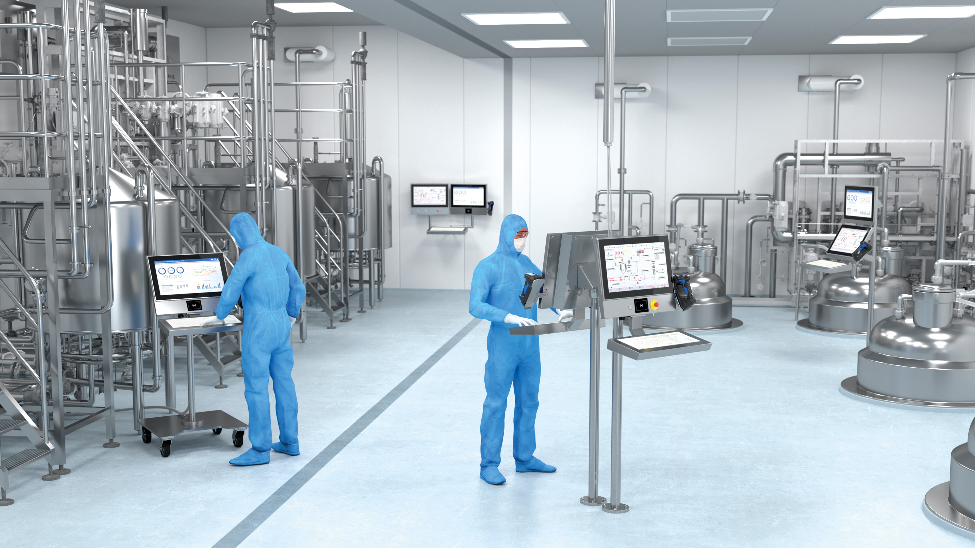 HMI systems in pharma production