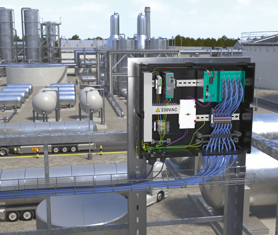Ethernet-APL Rail Field Switch in a GR Junction Box, Pepperl+Fuchs