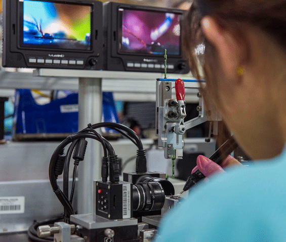 state-of-the-art production environment at Pepperl+Fuchs Singapore