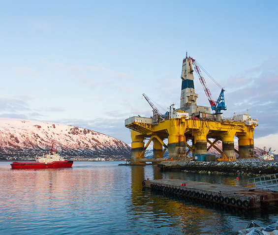 oil and gas platform Norway