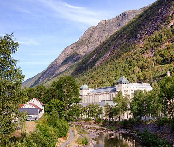 Såheim hydropower plant in Rjukan, Norway