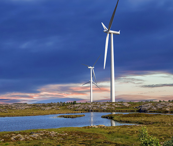 wind turbines in Norway