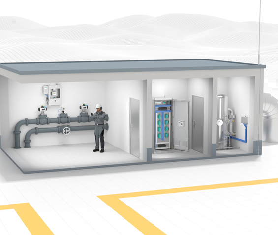 Explosion protection for gas pressure control and measuring system, Pepperl+Fuchs