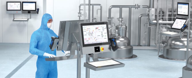HMI system from Pepperl+Fuchs in pharma production