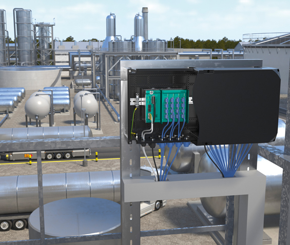 Ethernet-APL ExIA application of Pepperl+Fuchs rail field switch